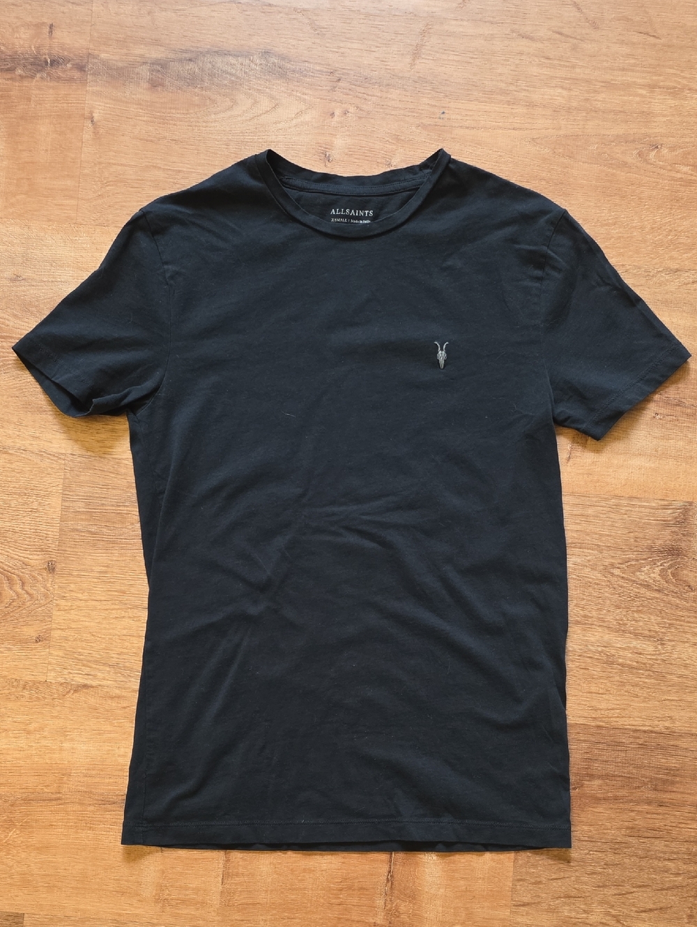 All Saints Black Short Sleeve Crew Neck T-Shirt